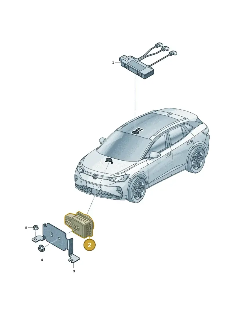 5Q0951605B — Skoda Enyaq (2020-) diagram 11a951020, position 2