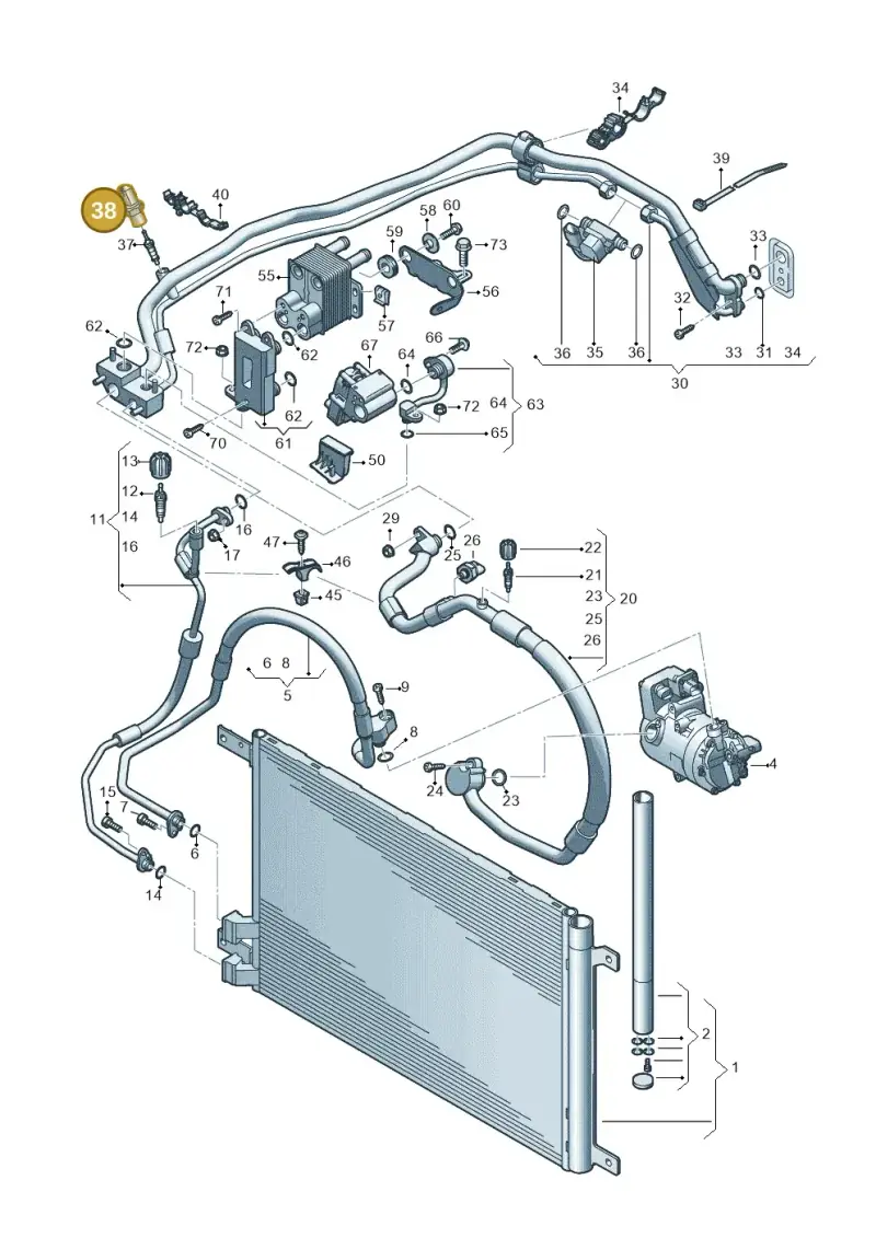 5Q0959126B — Skoda Kodiaq (2024-) diagram 596260702, position 38