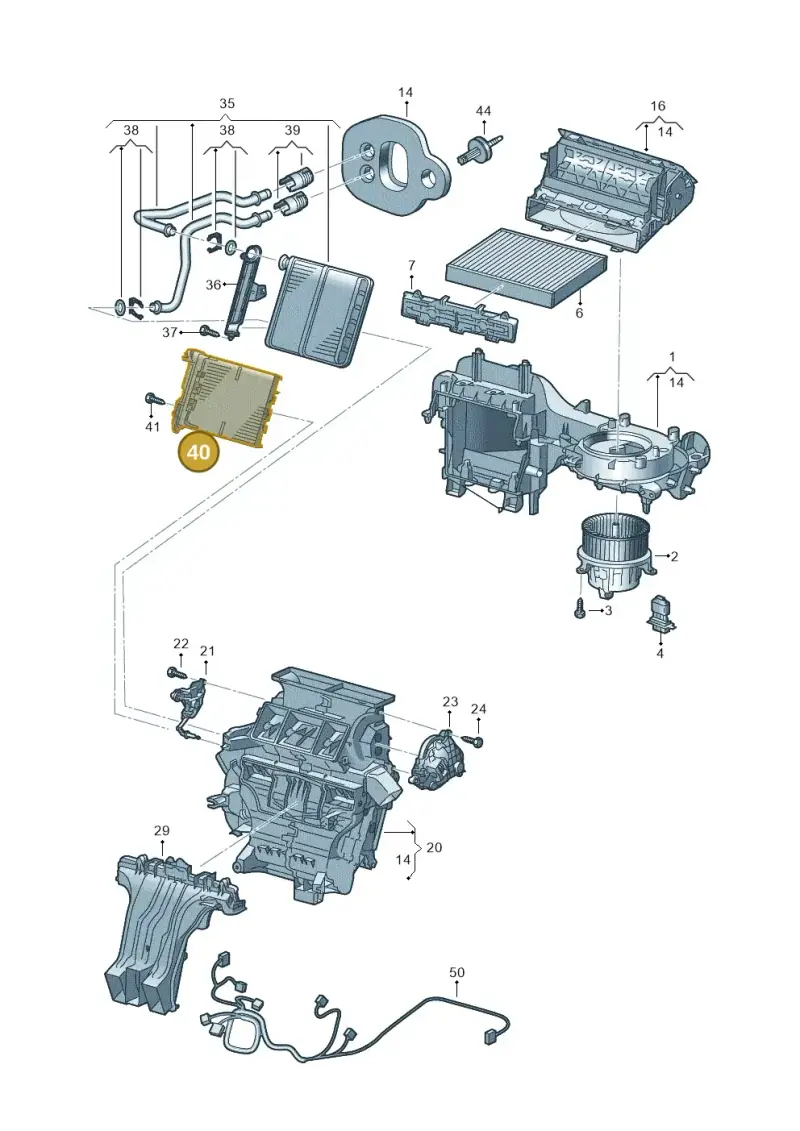 5Q0963235E — Skoda Kamiq (2019-) diagram 587819100, position 40