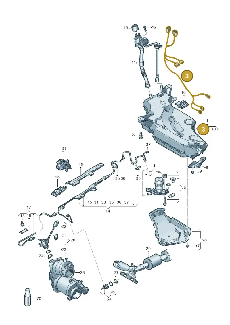 5Q0971405 — Skoda Karoq (2017-2022) diagram 834201120, position 3