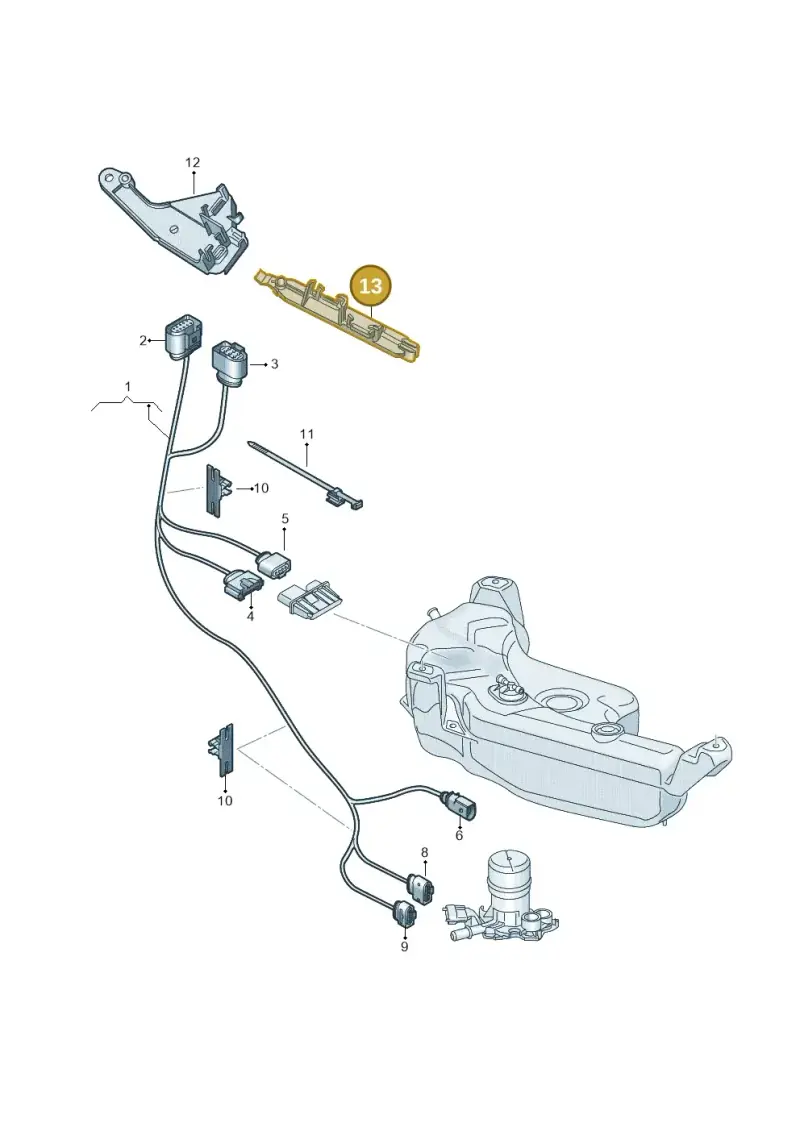 5Q0972848 — Skoda Karoq (2017-2022) diagram 813971075, position 13