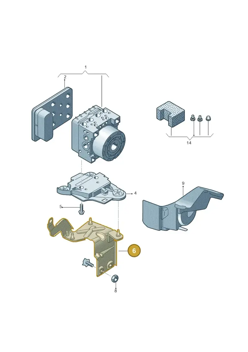 5Q1614235L — Skoda Superb Combi (2015-2024) diagram 745614100, position 6