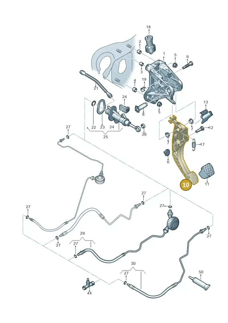 5Q1721321C — Skoda Kodiaq (2018-2022) diagram 434721025, position 10