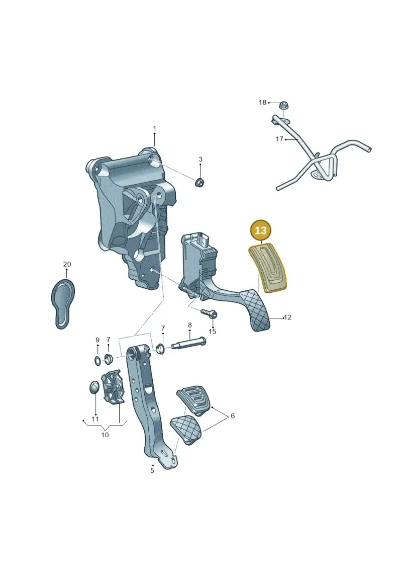 5Q1721647A — Skoda Fabia (2021-) diagram 837721600, position 13