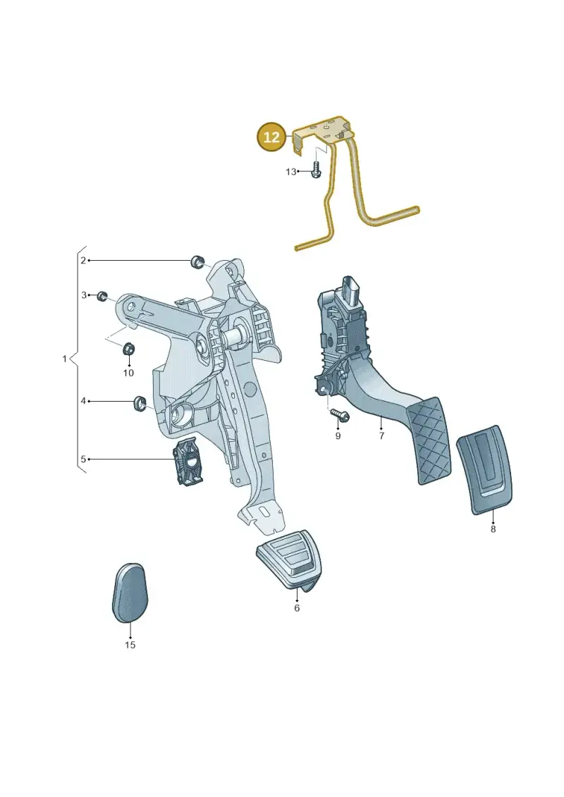 5Q1721913F — Skoda Octavia (2017-2020) diagram 781721650, position 12