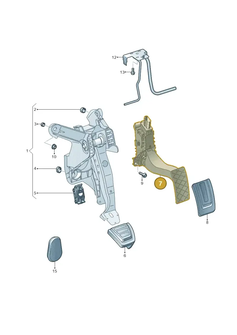 5Q1723503H — Skoda Octavia (2017-2020) diagram 781721650, position 7