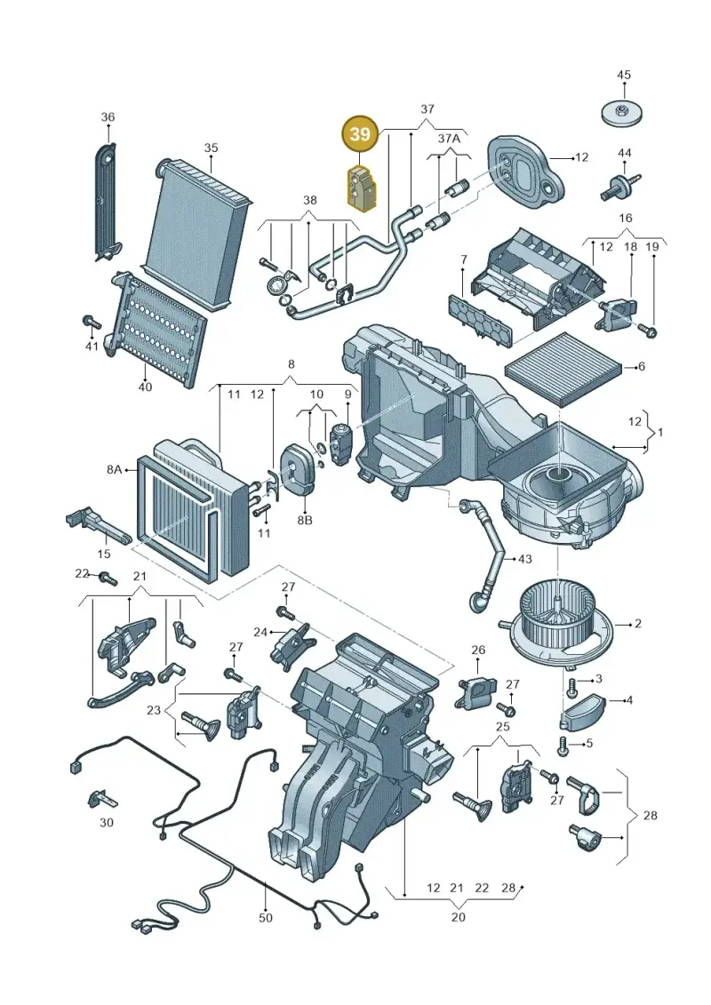 5Q1820577 — Skoda Superb Combi (2023-) diagram 827820200, position 39