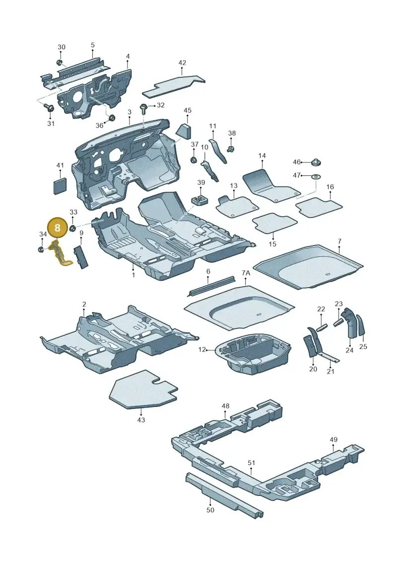 5Q1864775A — Skoda Octavia (2017-2020) diagram 753863000, position 8