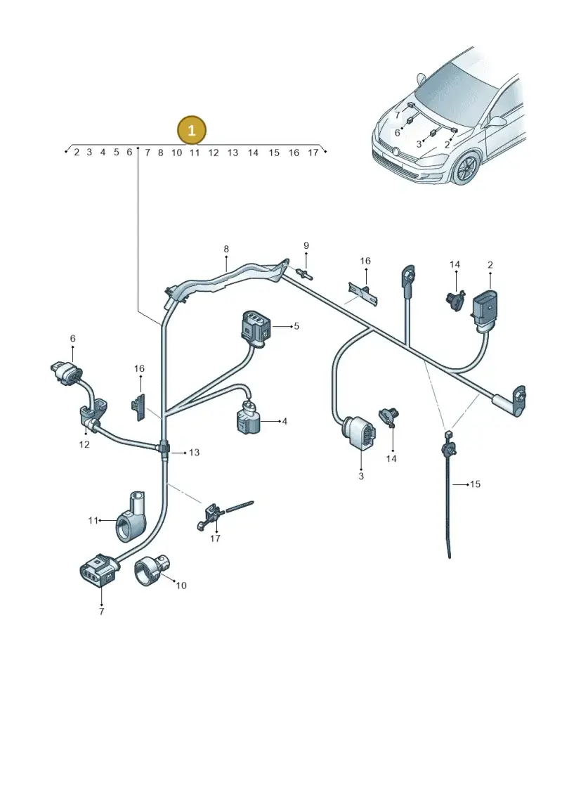5Q1971111CB — Skoda Octavia (2017-2020) diagram 746971700, position 1