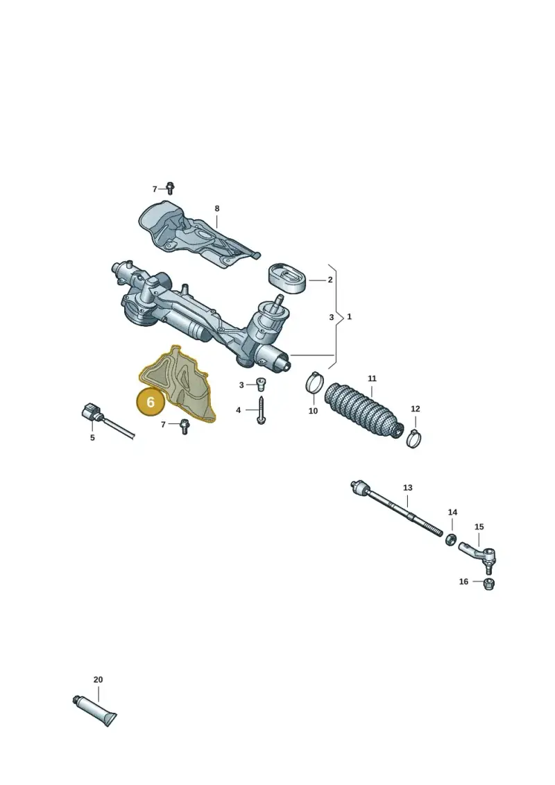 5Q2423981S — Skoda Kodiaq (2024-) diagram 2gk423050, position 6