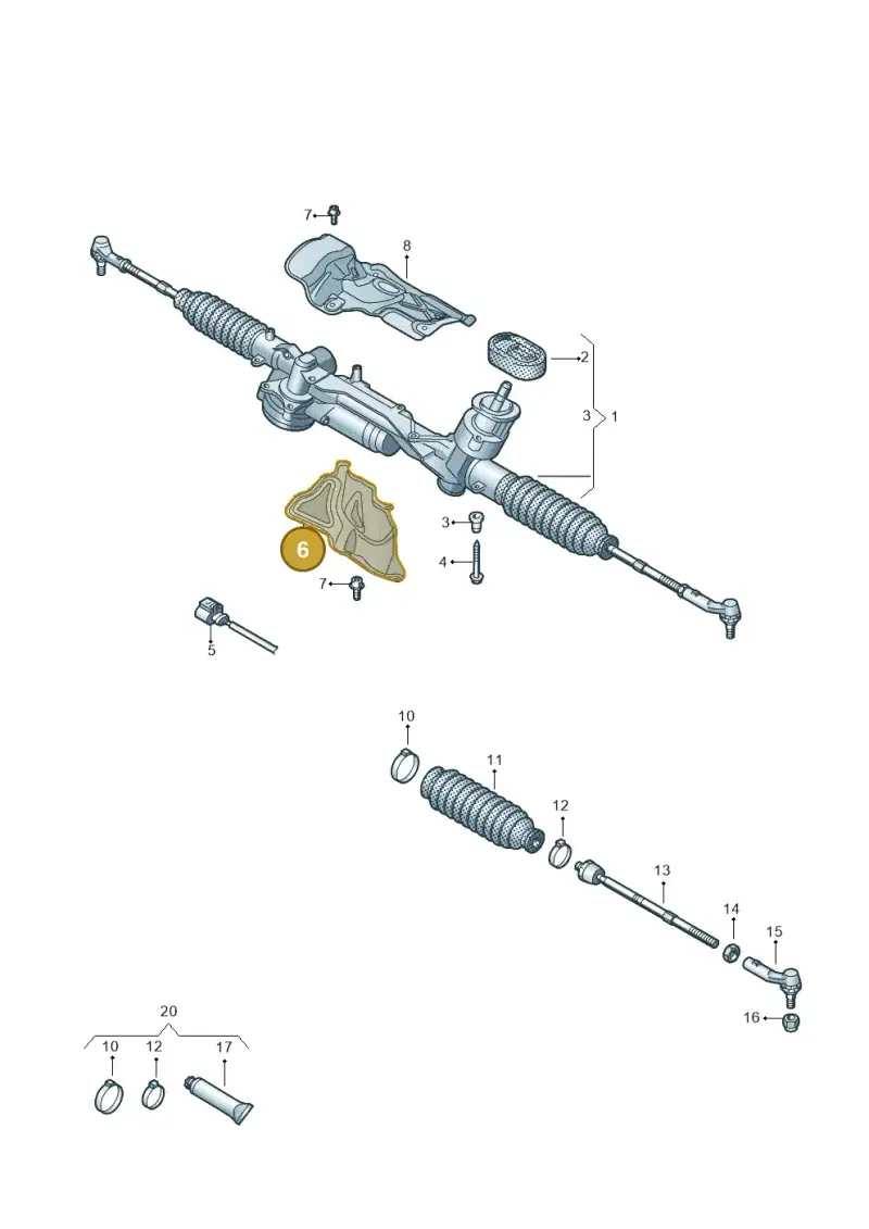5Q2423981T — Skoda Octavia (2019-2024) diagram 585423050, position 6