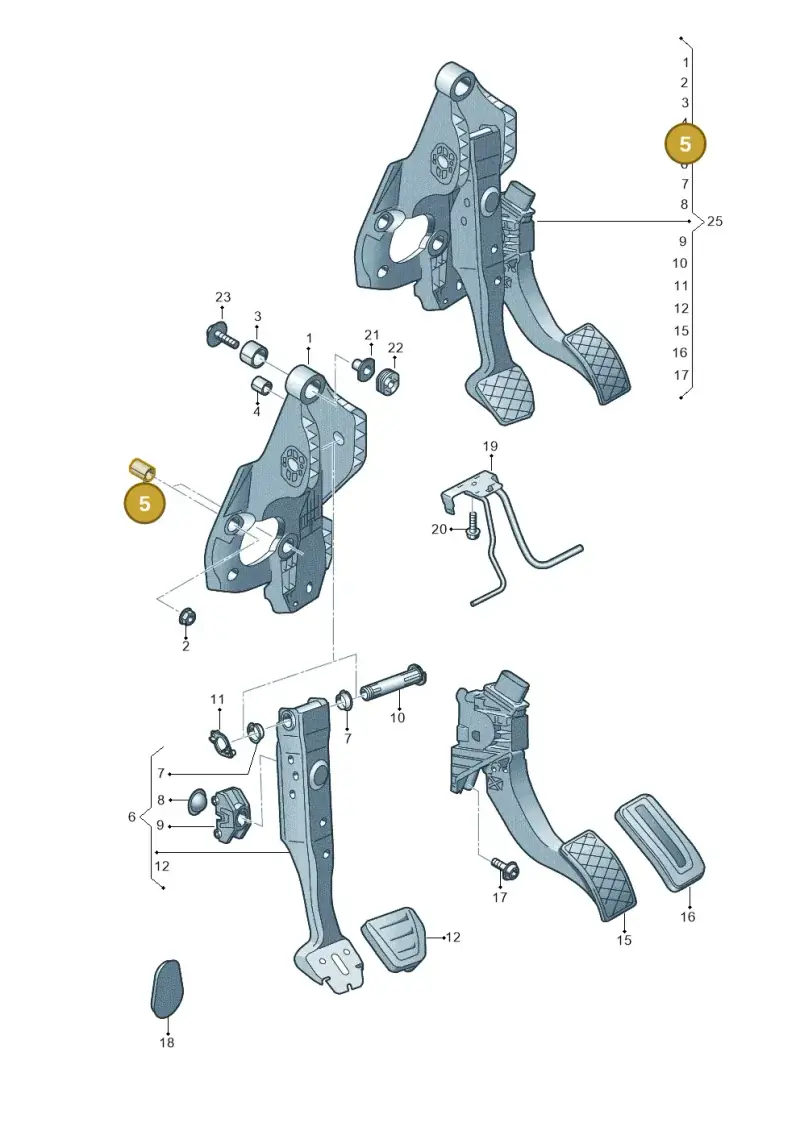 5Q2721620A — Skoda Karoq (2017-2022) diagram 793721710, position 5