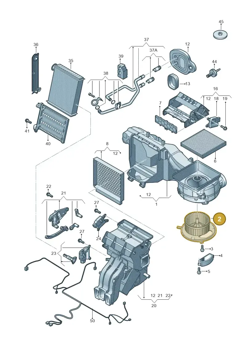 5Q2819021B — Skoda Karoq (2017-2022) diagram 746819100, position 2