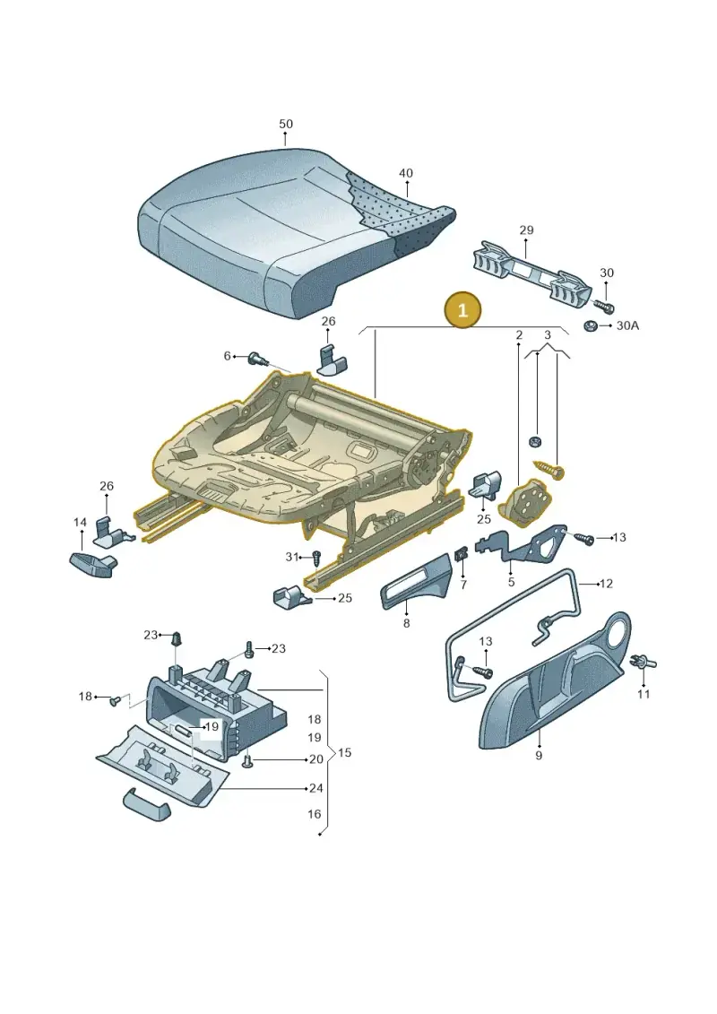 5Q4881105AB — Skoda Octavia (2017-2020) diagram 632881010, position 1