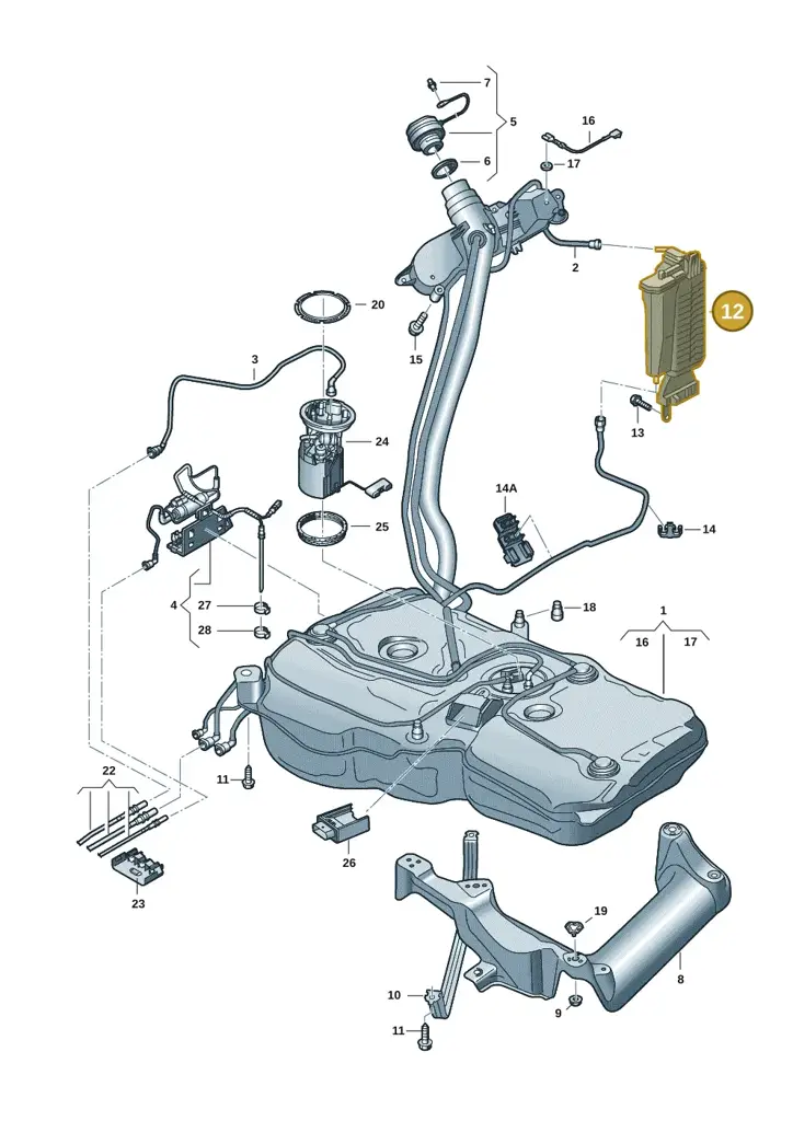 5QA201801A — Skoda Kodiaq (2024-) diagram 57x201010, position 12