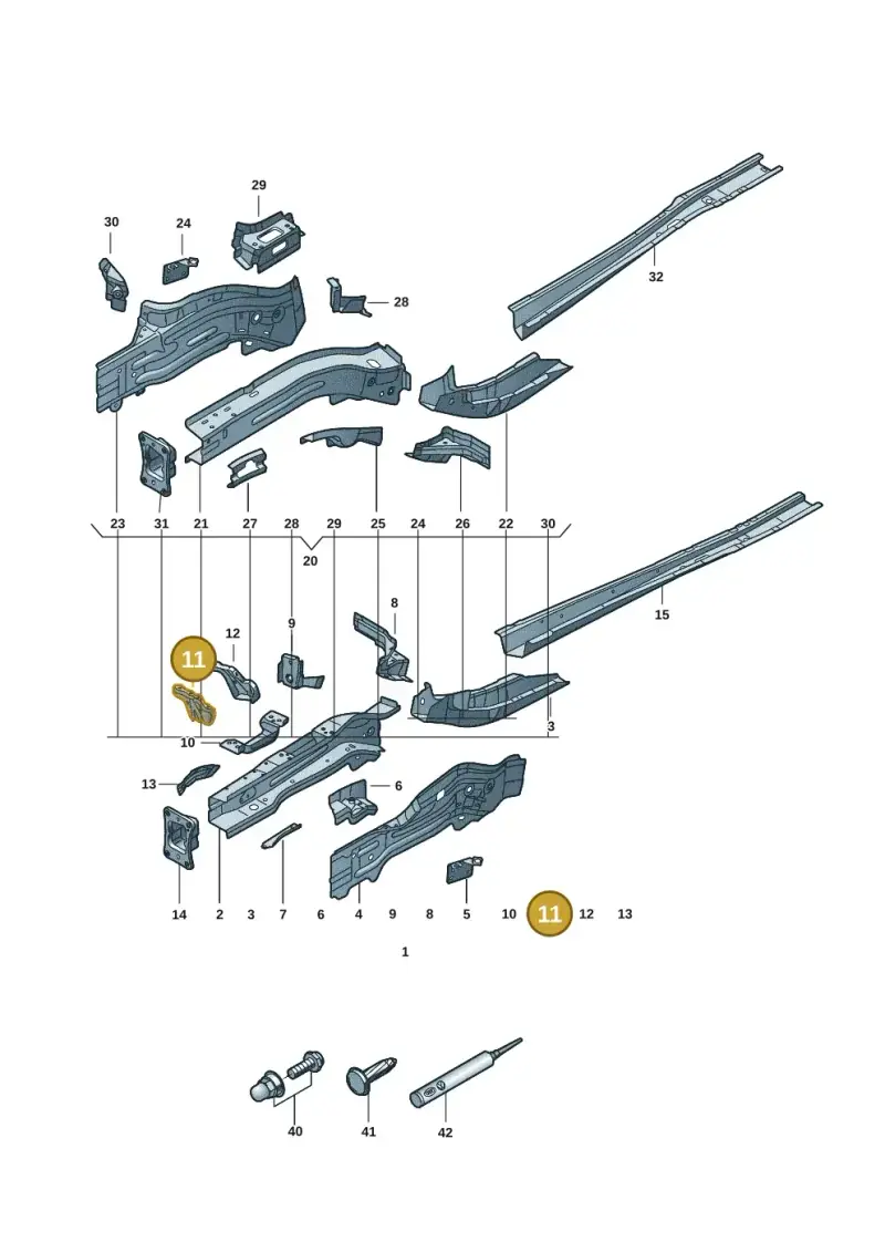 5QA805453 — Skoda Kodiaq (2024-) diagram 57h803000, position 11