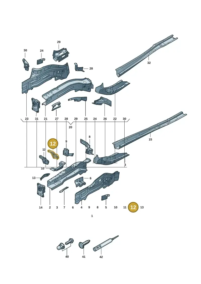 5QA805454 — Skoda Kodiaq (2024-) diagram 57h803000, position 12
