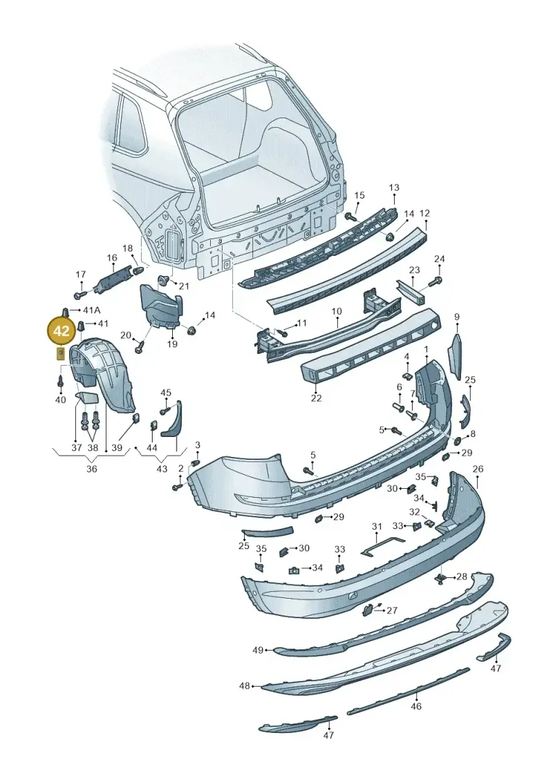 5QA810988 — Skoda Kodiaq (2018-2022) diagram 804807060, position 42