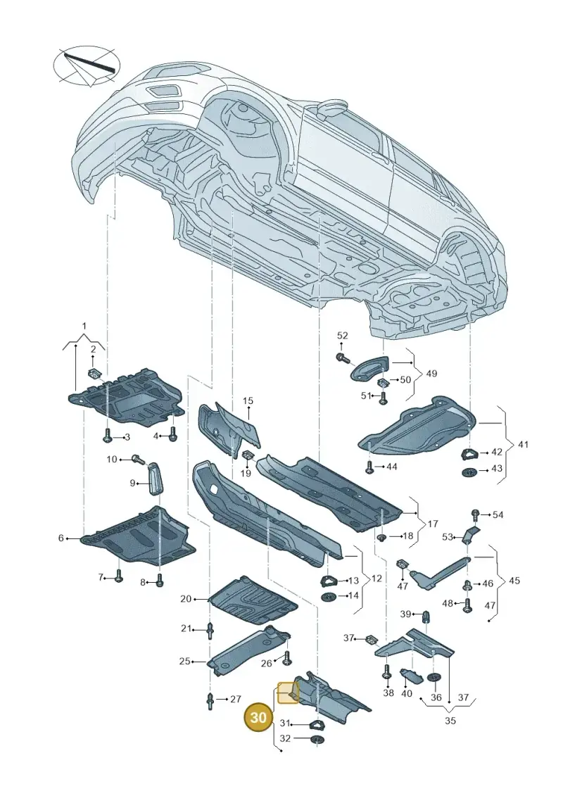 5QA825613D — Skoda Kodiaq (2016-2024) diagram 804825000, position 30