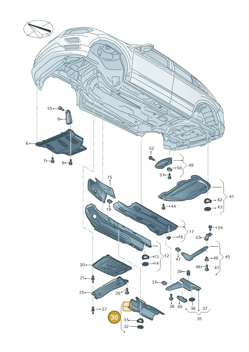 5QA825613E — Skoda Kodiaq (2018-2022) diagram 434825001, position 30