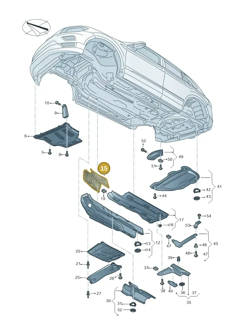 5QA825635 — Skoda Kodiaq (2018-2022) diagram 434825001, position 15
