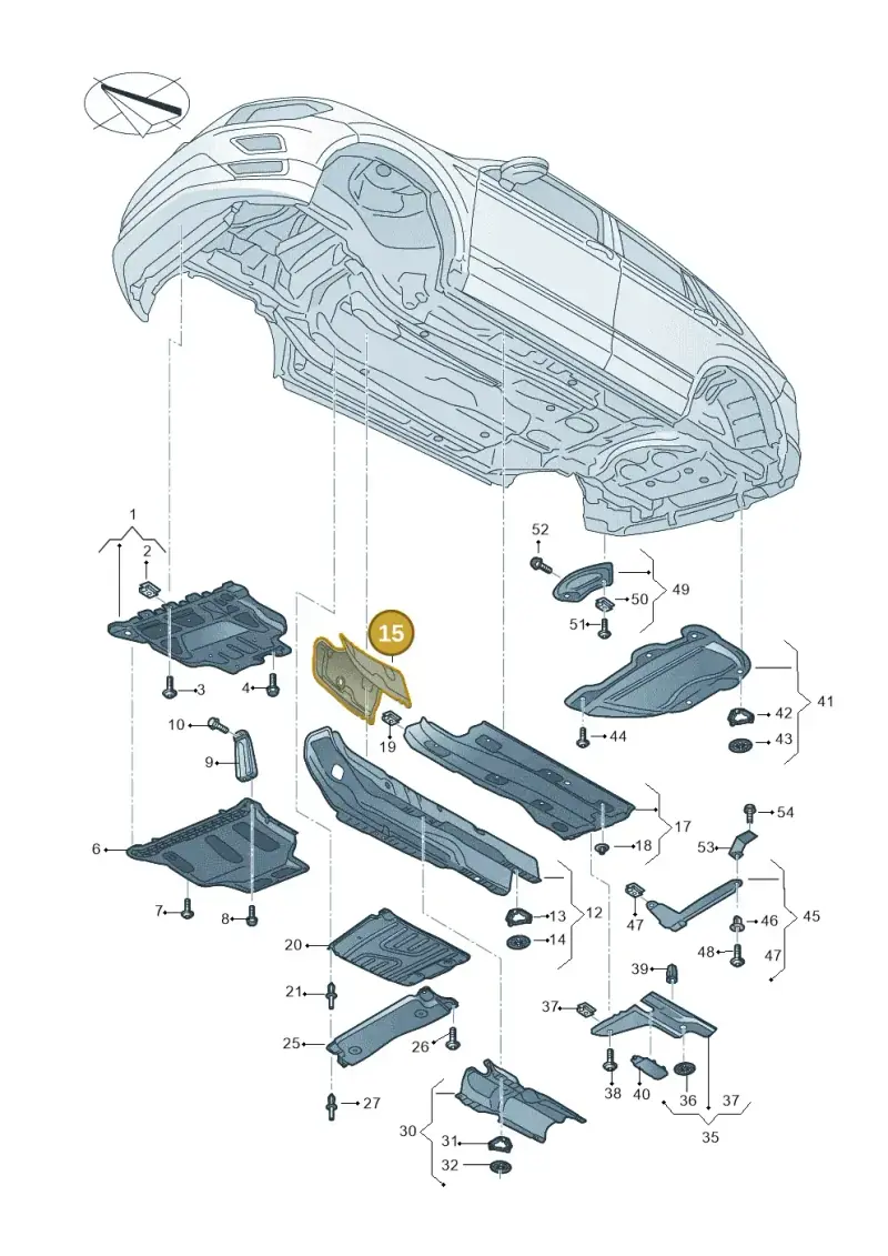 5QA825635 — Skoda Kodiaq (2016-2024) diagram 804825000, position 15
