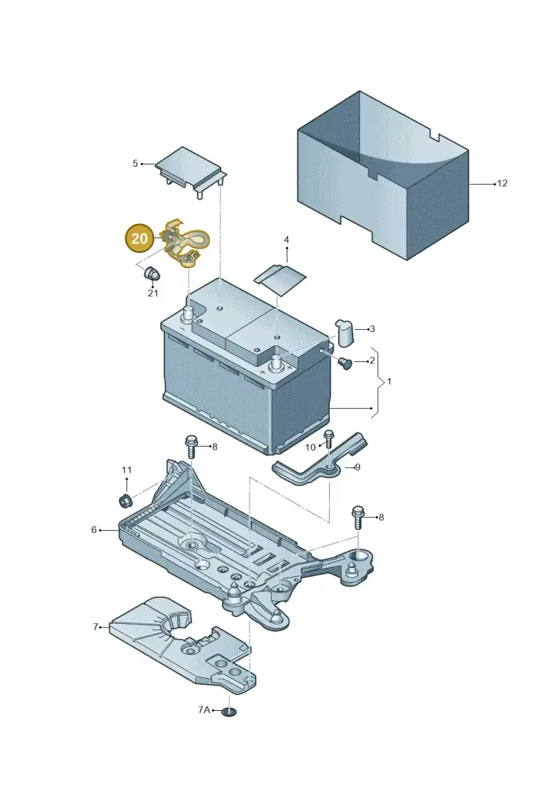 5QA915181E — Skoda Kodiaq (2016-2024) diagram 804915000, position 20