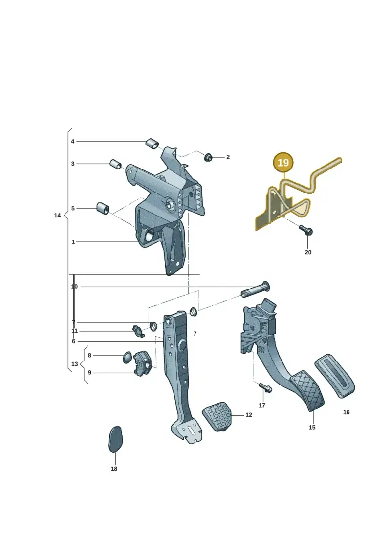 5QB723913 — Skoda Kodiaq (2017-2022) diagram 4cg721600, position 19