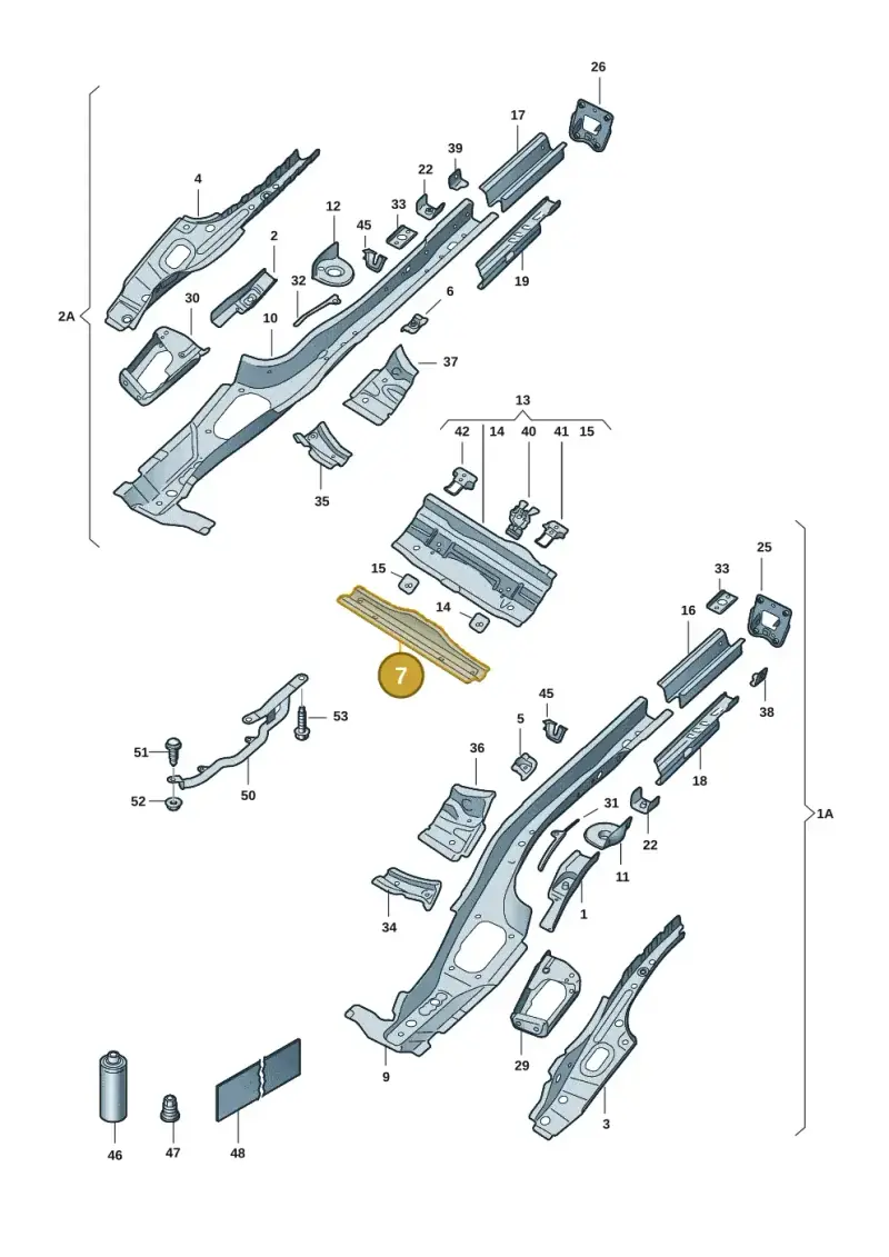 5QE803223 — Skoda Octavia (2019-2024) diagram 585803015, position 7