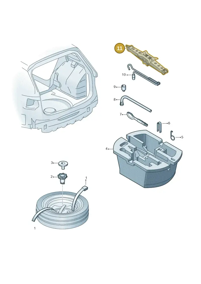 5QF011031C — Skoda Kodiaq (2018-2022) diagram 434012010, position 11