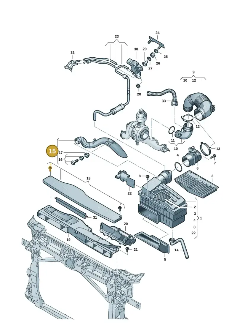 5QF129565B — Skoda Kodiaq (2024-) diagram 57x129300, position 15