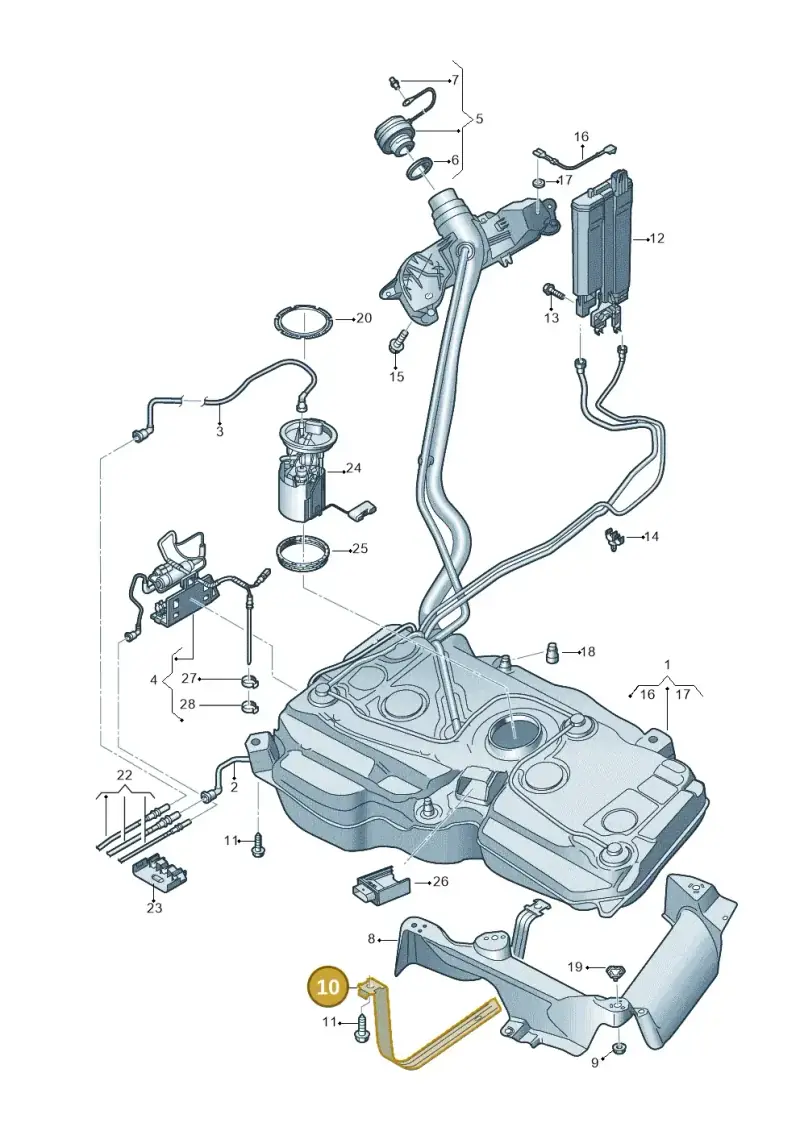 5QF201656A — Skoda Kodiaq (2024-) diagram 869201400, position 10