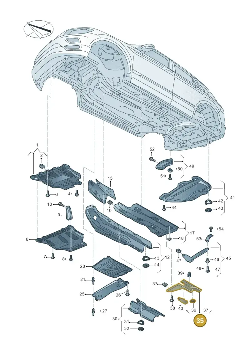 5QF825102 — Skoda Kodiaq (2016-2024) diagram 804825000, position 35
