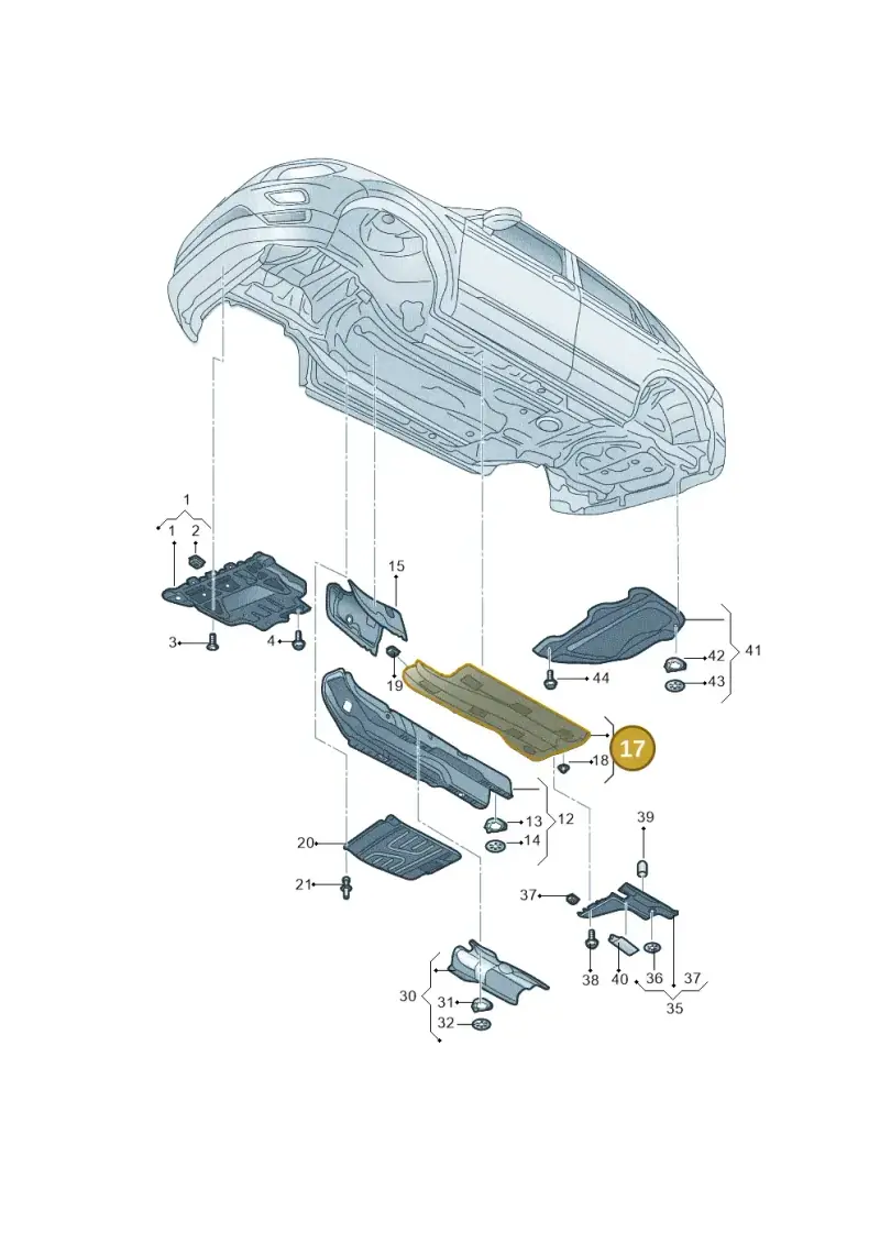 5QF825201C — Skoda Kodiaq (2017-2022) diagram 644825000, position 17