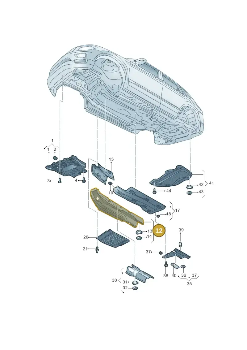 5QF825661D — Skoda Kodiaq (2017-2022) diagram 644825000, position 12