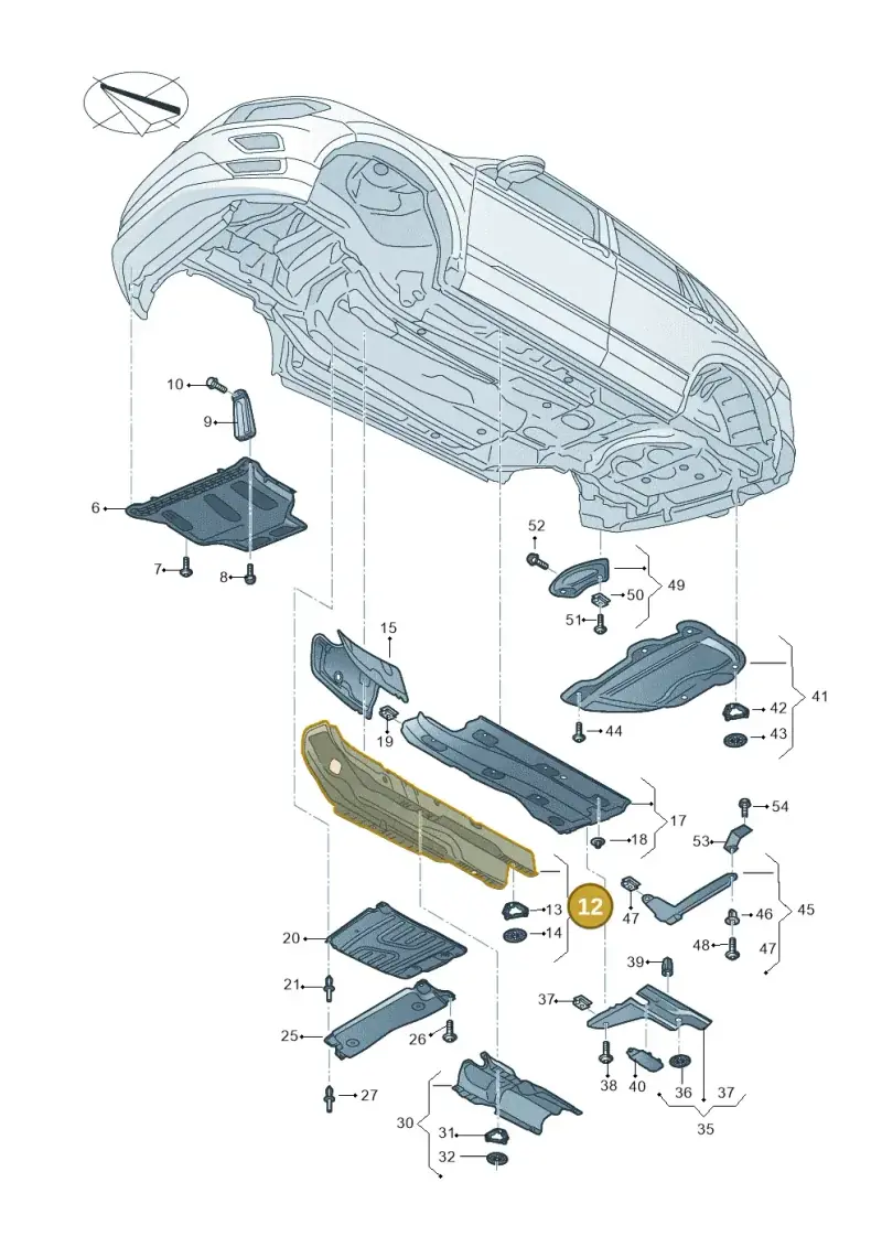 5QF825662D — Skoda Kodiaq (2018-2022) diagram 434825001, position 12