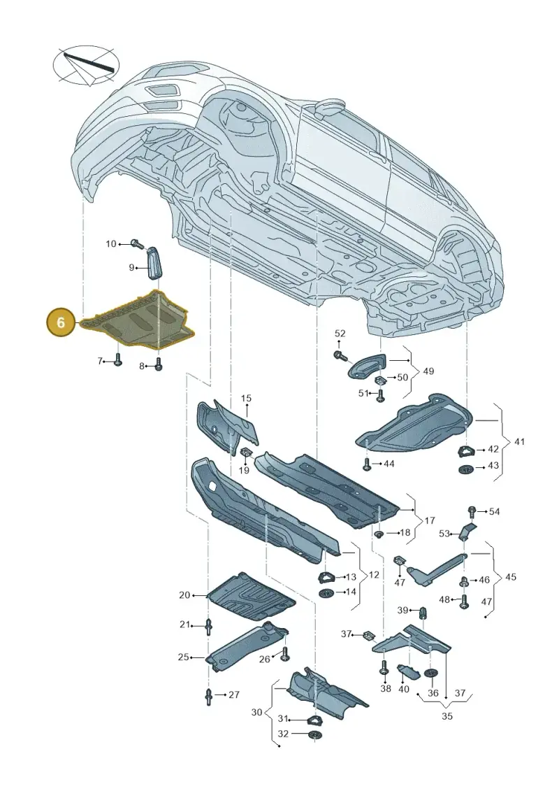 5QF825902C — Skoda Kodiaq (2018-2022) diagram 434825001, position 6