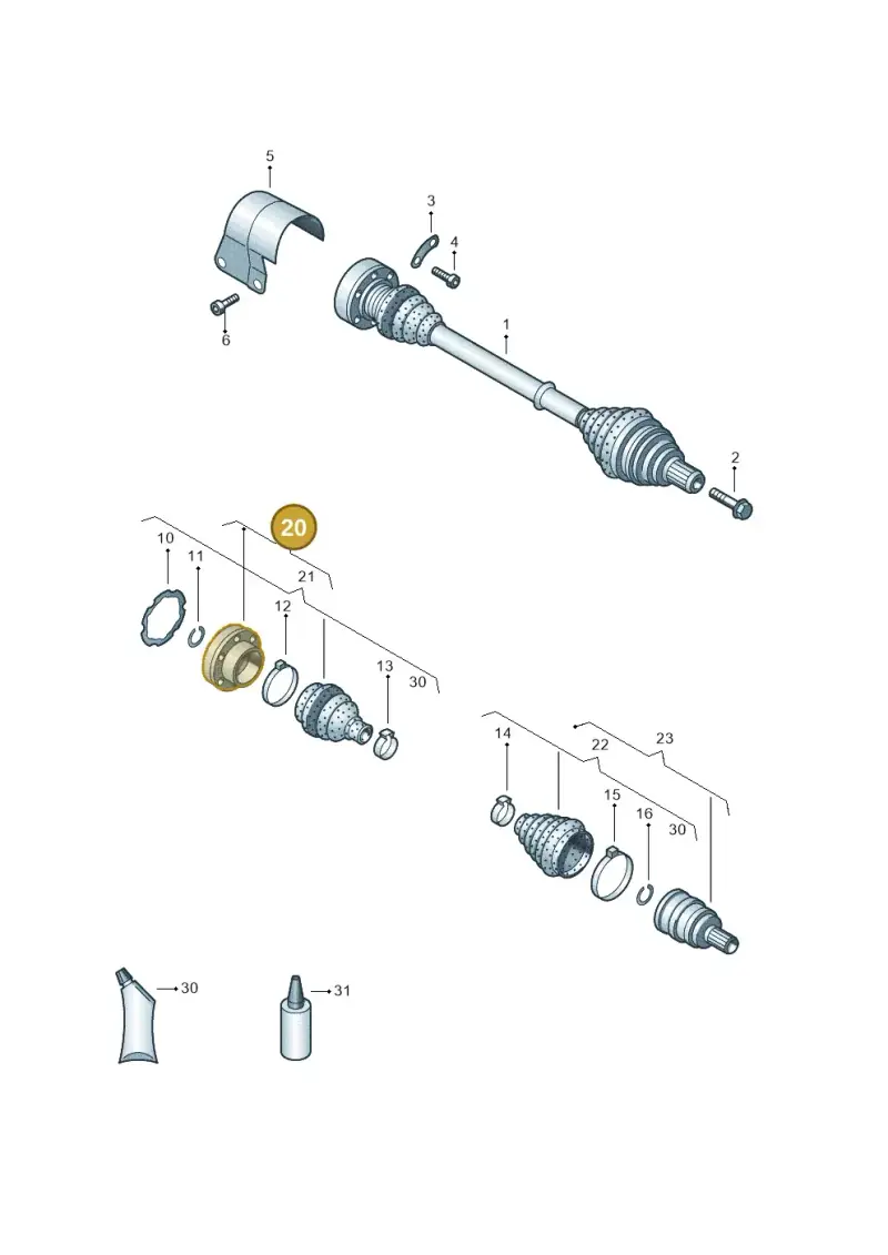 5QM498103X — Skoda Karoq (2017-2022) diagram 793407200, position 20