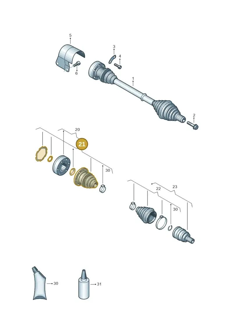5QM498201 — Skoda Karoq (2017-2022) diagram 786407300, position 21