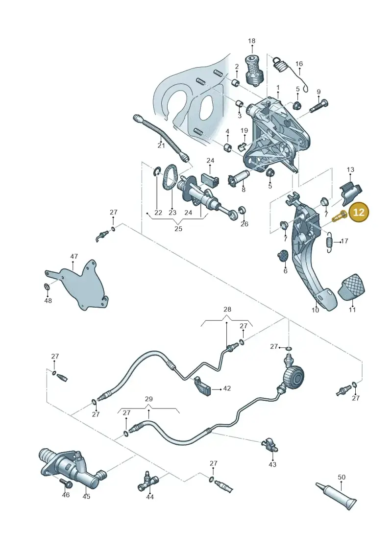 5QM721152 — Skoda Octavia (2017-2020) diagram 805721026, position 12