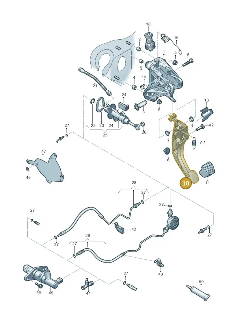 5QM721321 — Skoda Octavia (2017-2020) diagram 805721026, position 10