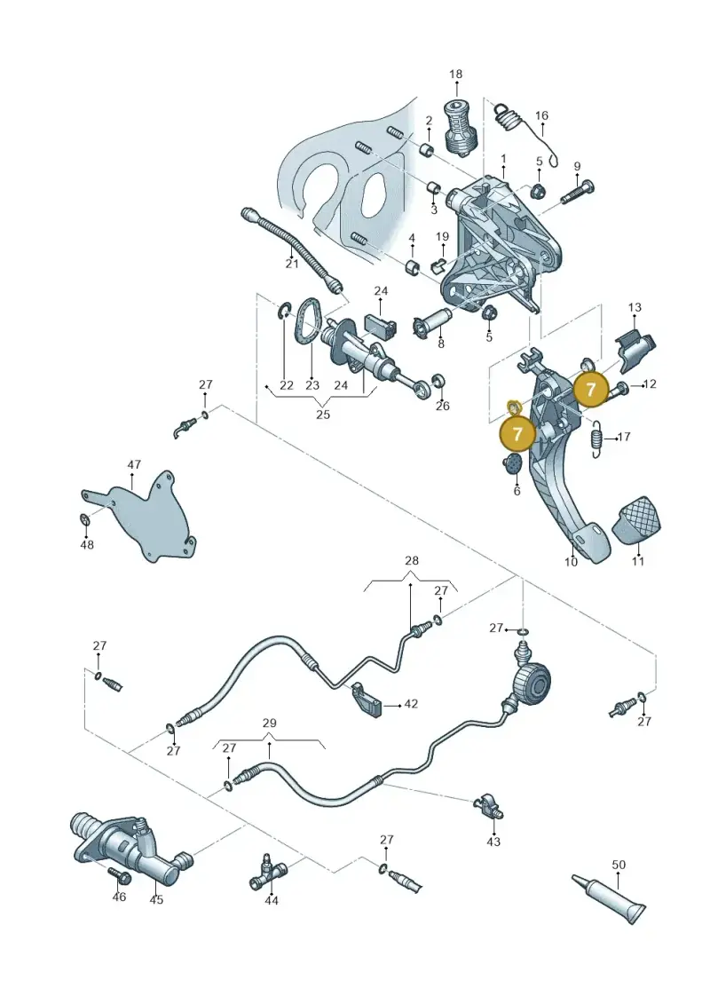5QM721359A — Skoda Octavia (2017-2020) diagram 805721026, position 7