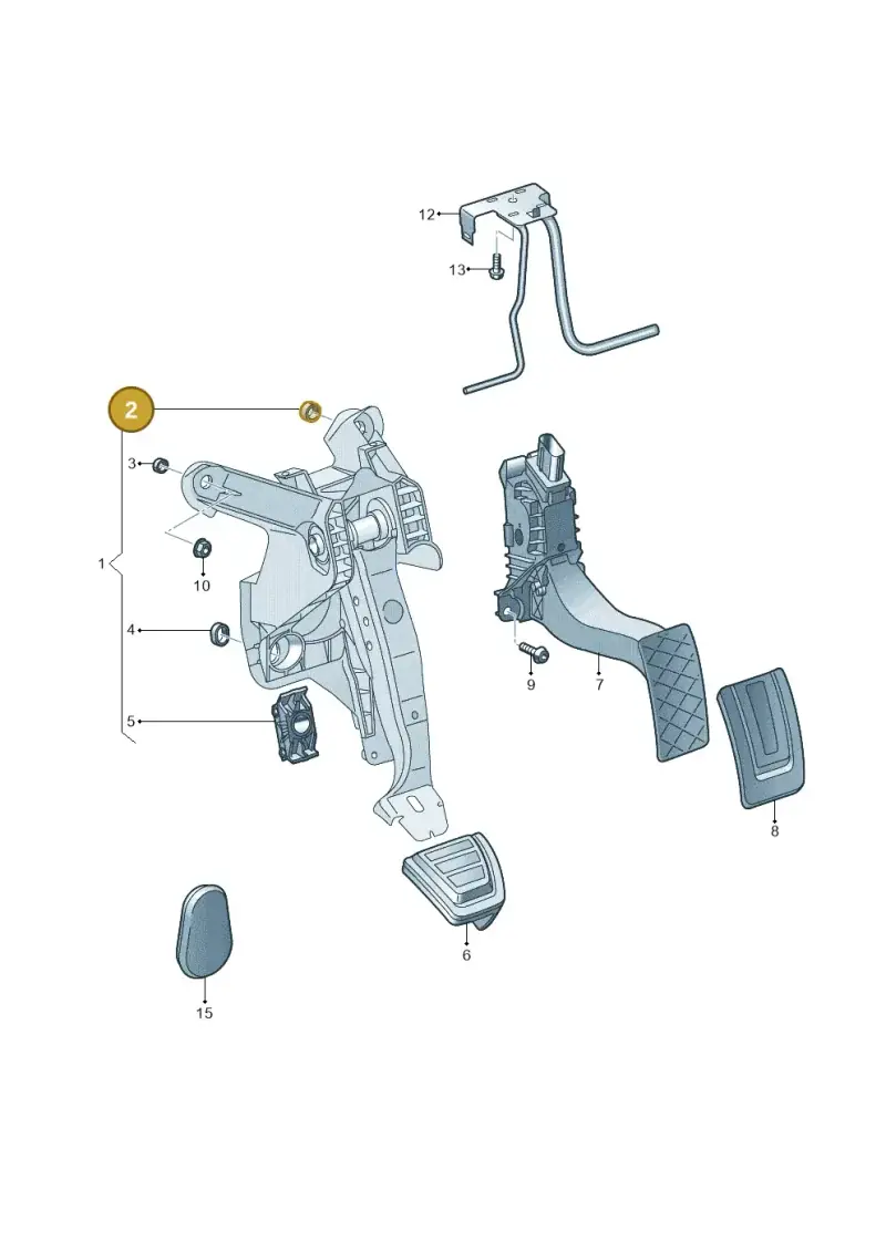 5QM721389 — Skoda Octavia (2017-2020) diagram 781721650, position 2