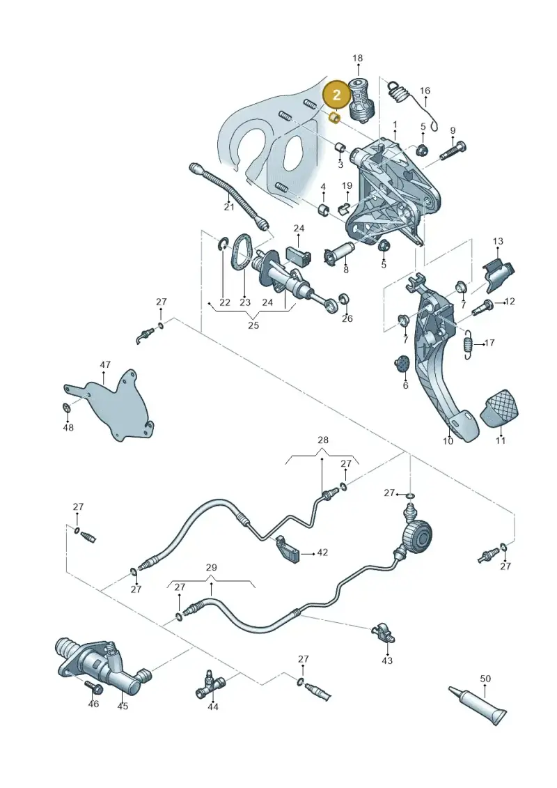 5QM721393 — Skoda Octavia (2017-2020) diagram 805721026, position 2