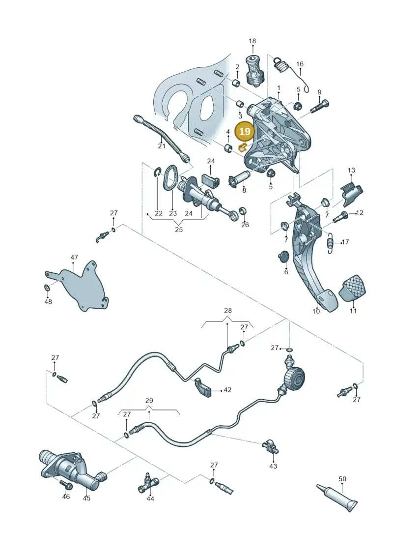 5QM721469 — Skoda Octavia (2017-2020) diagram 805721026, position 19