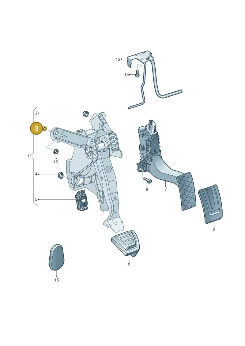 5QM721620 — Skoda Octavia (2017-2020) diagram 781721650, position 3