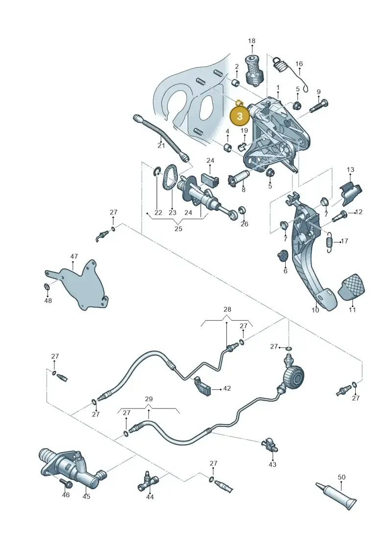 5QM721620 — Skoda Octavia (2017-2020) diagram 805721026, position 3