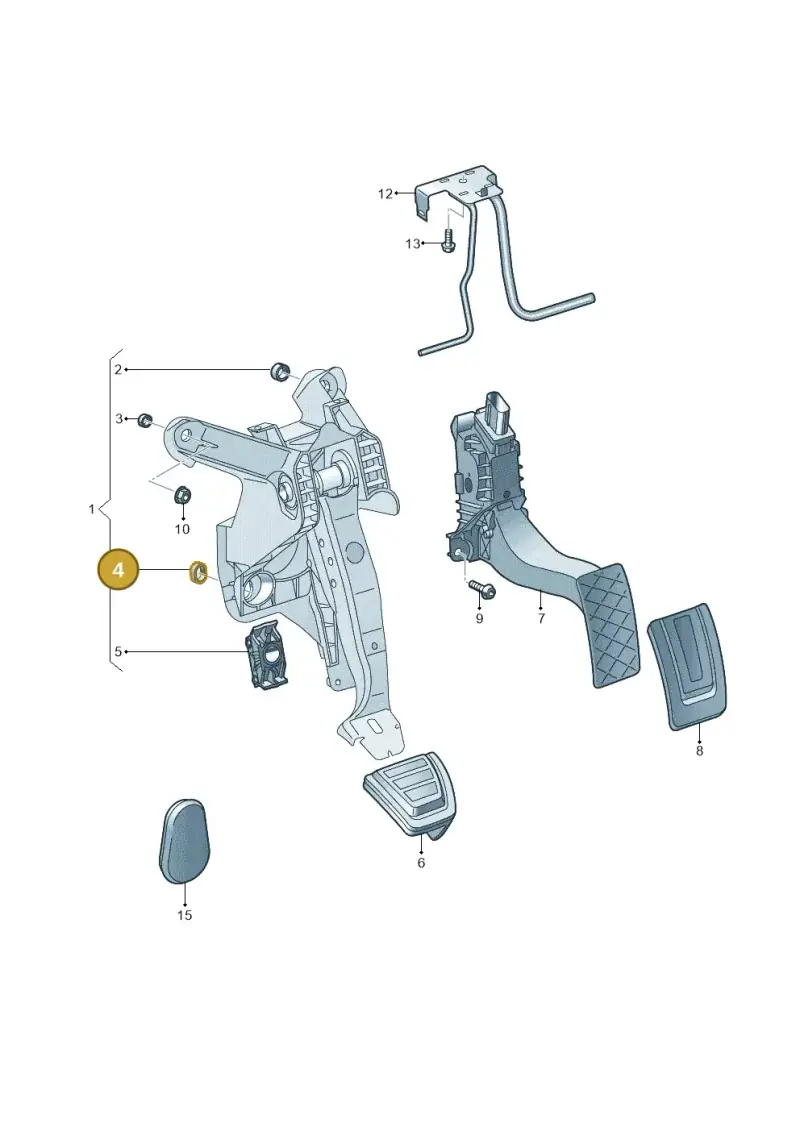 5QM721620A — Skoda Octavia (2017-2020) diagram 781721650, position 4
