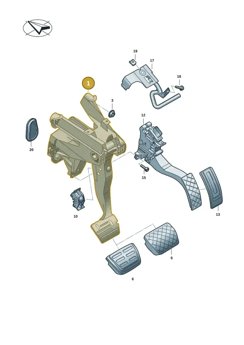 5R4723060 — Skoda Kodiaq (2024-) diagram 57x721500, position 1