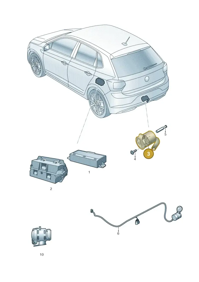 5TA945505C — Skoda Octavia (2019-2024) diagram 584945055, position 3